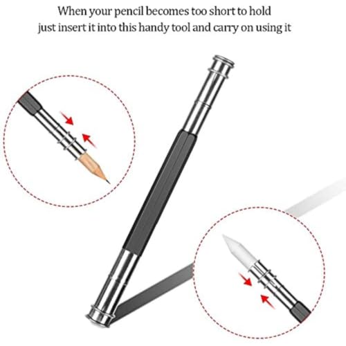 Image of Amazon Brand - Solimo 39 Pcs Drawing & Sketching Pencil Kit with Colour & Shading Pencils for Artists