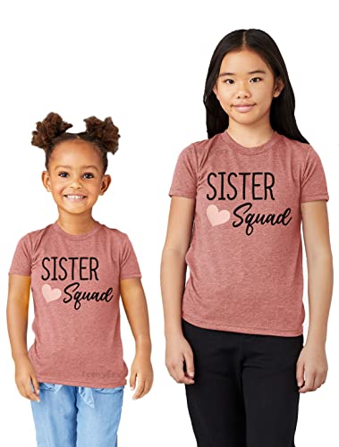 Teeny Fox Sister Squad T-Shirt Set Gift For Sibling Matching Shirts Outfits3