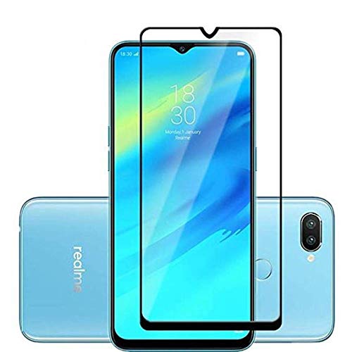 Image of Tempered Glass Screen Protector Compatible For REALME 2 PRO Full Screen Coverage (Except Edge to Edge) and Free Complete Easy Installation kit.