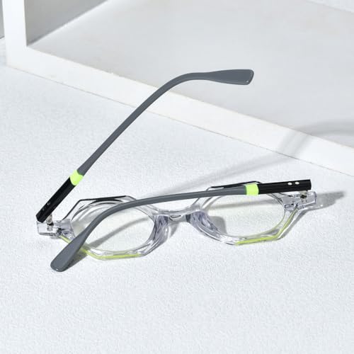 Lunettes polygone vintage MUTYNE : exprimez votre style unique en acétate de poudre