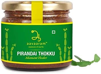 AAVAARAM Pirandai Thokku | Adamant Healer | Cissus Quadranglaris | Hadjod | Veldt Grape | Nalleru | Ready Mix (250g)