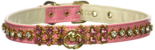 Mirage Pet Products Sunburst Pet Collar, Size 16, Pink