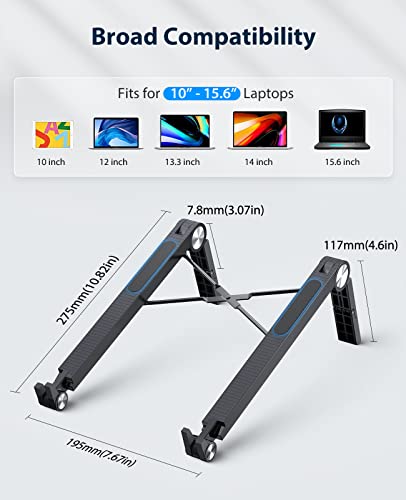 DesertWest-Portable-Laptop-Stand-Lightweight-Adjustable-Laptop-Stand-for-Desk-Ergonomic-Computer-Stand-Foldable-Anti-Slip-MacBook-Pro-Stand-Compatible-with-10-156-Laptops