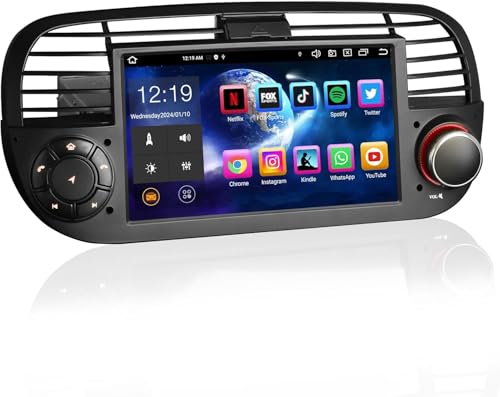 Erisin Android 14 Autoradio Für FIAT 500X - 8-Kern Mit CarPlay & Android Auto