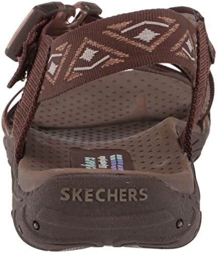 Skechers Women's Strappy Casual Sandal, Chocolate, 11 | Image 2