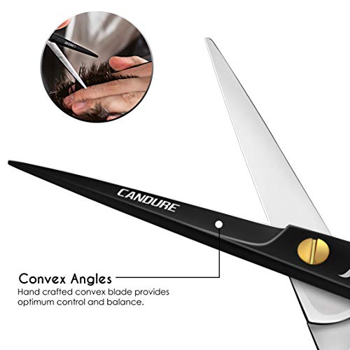 Candure Barber Hair Cutting Scissors/Shears (6 Inch) for Professionals - Thumbnail 3