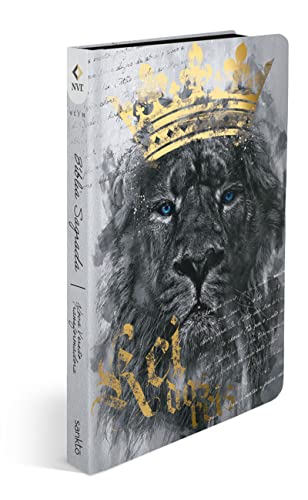 Bíblia NVT Leão Rei dos Reis Slim - Letra Maior: Nova Versão Transformadora