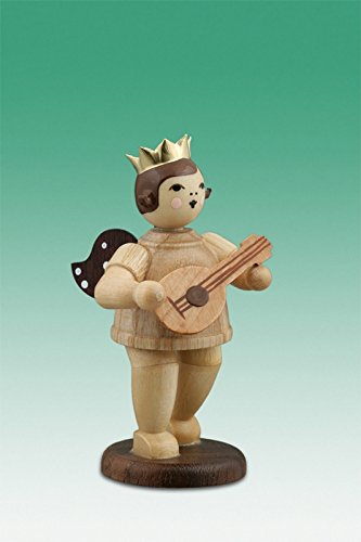 Ange en bois brut de 6 cm pour personnaliser votre crèche de Noël