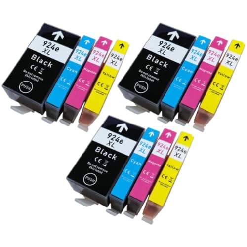 Cartouche d'encre couleur 924XL haute précision adaptée aux OfficeJet Pro 8125e 8135e
