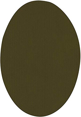 Elastic Knee Patches for Clothing | Patch to Repair Clothes. 6 Elbow Patches or Knee Patches of 9 x 13 cms. Colour Khaki