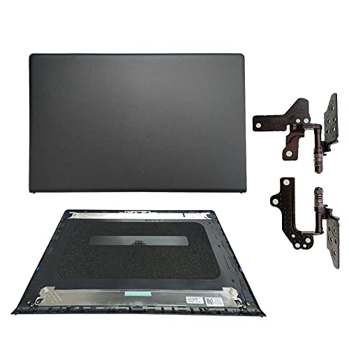 Coque LCD Couverture Arrière + Couvercle Déflecteur Avant + Charnières Pour Dell Inspiron 15 3510 3511 3515 3520 3525 - Noir 00WPN8 09WC73