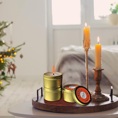 Survival Candles Long Burning, 10 Stück Notfälle Kerze in Blechbox, Stromausfall Kerzen Set, Geruchloses Long-Life Lighting Tool, Winddicht Lange Brennen Katastrophenprävention Light Cand-le – Bild 3