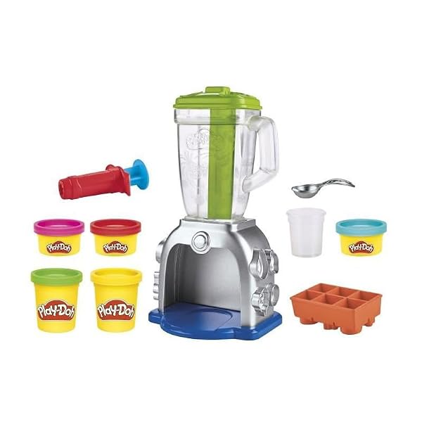 Play Doh Swirlin' Smoothies Toy Blender Playset, Play Kitchen Appliances, Kids Arts and Crafts Toys for 3 Year Old Girls and Boys and Up by Play-Doh - Image 4