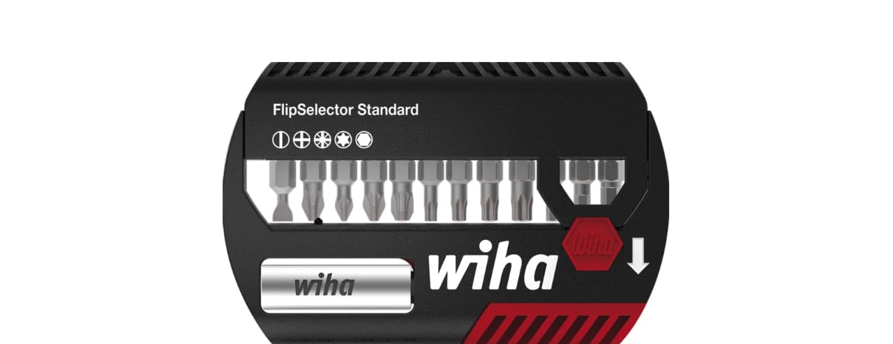 Juego de bits FlipSelector avec embouts plats, cruciformes et Torx