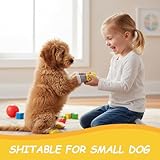DqiUnaX Hundesocken Anti Rutsch, 5 Paar Pfotenschutz Mit Niedlichen Designs, Anti-Rutsch Socken Für Kleine Hunde, Indoor Schutz Bei Kälte Und Glatten Böden, Größe M 7,5 * 3 cm