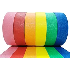 Schildertape Masking Tape hoge prestaties 25 m x 25 mm – schilderband – laat geen sporen achter bij het verwijderen – knutselen – Afplakband – Painter’s – Maskeerband Breed