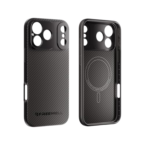 FREEWELL Pro Filmmaker Case for Phone 17 Pro Max - Magnetic Filter & 17mm Lens Mount Black