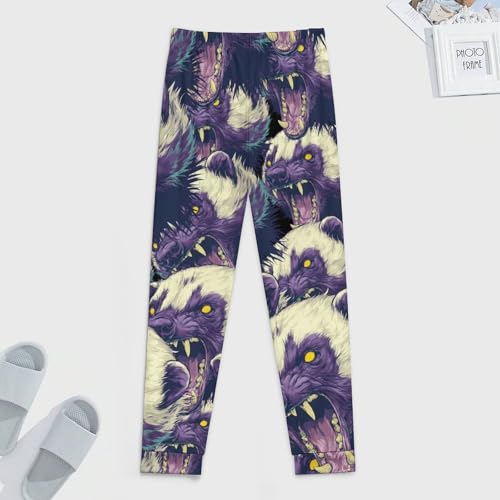 Fierce Honey-Badger Men's Pajama Bottoms Sleep Lounge Soft Comfy Pants Sleepwear4