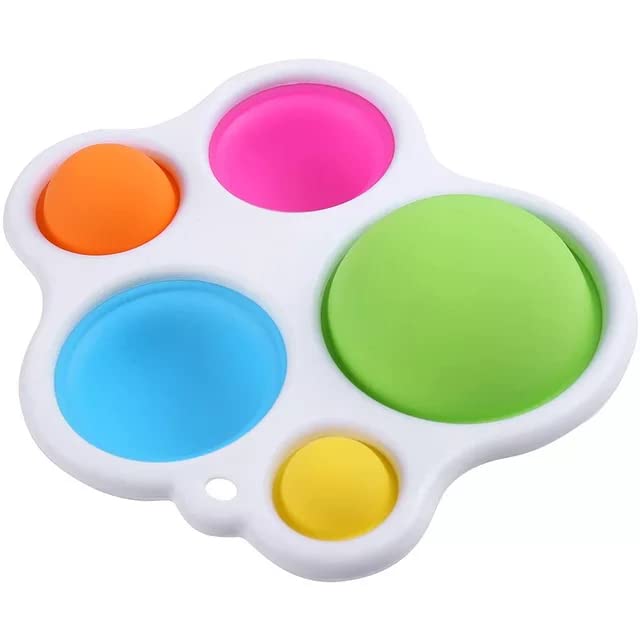 Sawkirp Darshraj Silicone Flipping Board for Toddler Early Educational Pop, Baby Poking Teething Gadgets for Age 6 Months and up Baby Simple Sensory Dimple (Multicolor) Toy Pack of 1 Piece (B0BKTBWHVT) Amazon Price History, Amazon Price Tracker