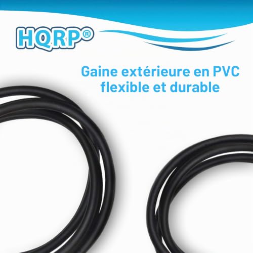 HQRP Mini connecteur TA4F à 1/4 angle droite/Câble d'instrument Line-6 Relay G50, G55, G90 Système de guitare numérique sans fil TBP12 Transmetteur 98-033-0003 – vue 4