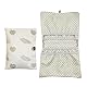 QUTHZZHY Windeltasche Organizer und Kosmetiktasche 2in1, Kleine Wickelunterlage Organizer, Wickeltasche Organizer, Baby Must Have, Babybett Organizer für Mutter Unterwegs, für Windeln Tücher Creme