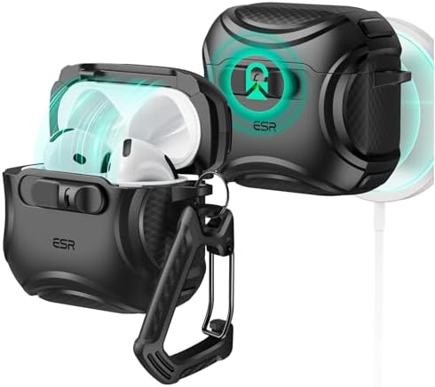 ESR for AirPods 4 Case, Compatible with MagSafe, Black