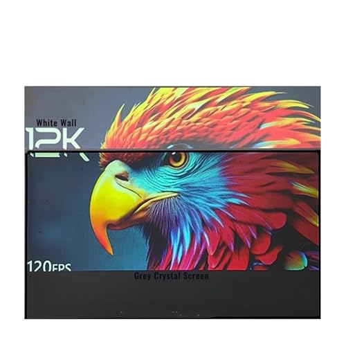 Tela para proyector Pantalla de proyector de Cristal Gris Marco Fijo de supresión de luz Ambiental 16:9 con Marco de 1CM proyección 4K 8K videoproyector(100 Inch)