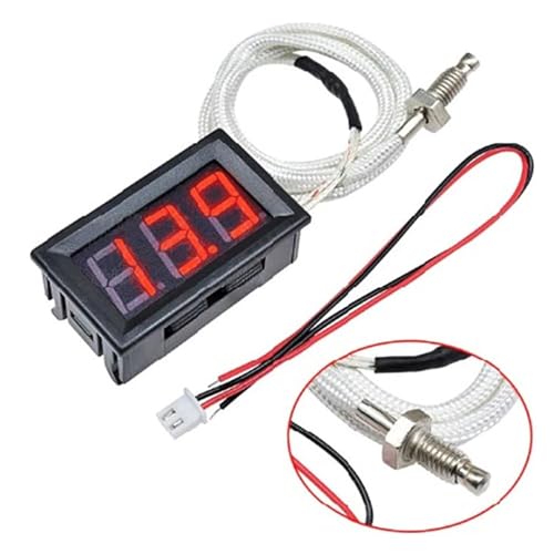 Indicateur digital 12V vert anti surchauffe Fahrenheit LED - 2