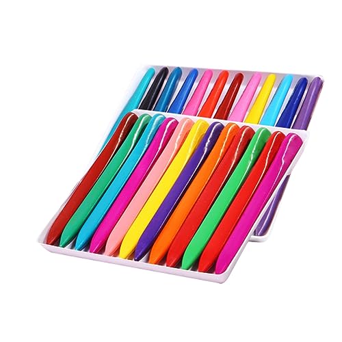 VANZACK 1 Set Colors Washable Crayons for Easy to Hold Coloring Crayons for School Projects and Creative Play present for Birthdays and Holidays