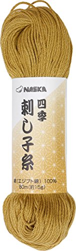 Naska Sashiko Thread 80 Meters 87 Yds Thick Boro Embroidery Hand Sewn Japan (108 Withered) #TOP8