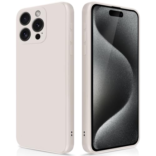 Housse silicone ultra-mince iPhone 15 Pro Max couche fibre GiiYoon