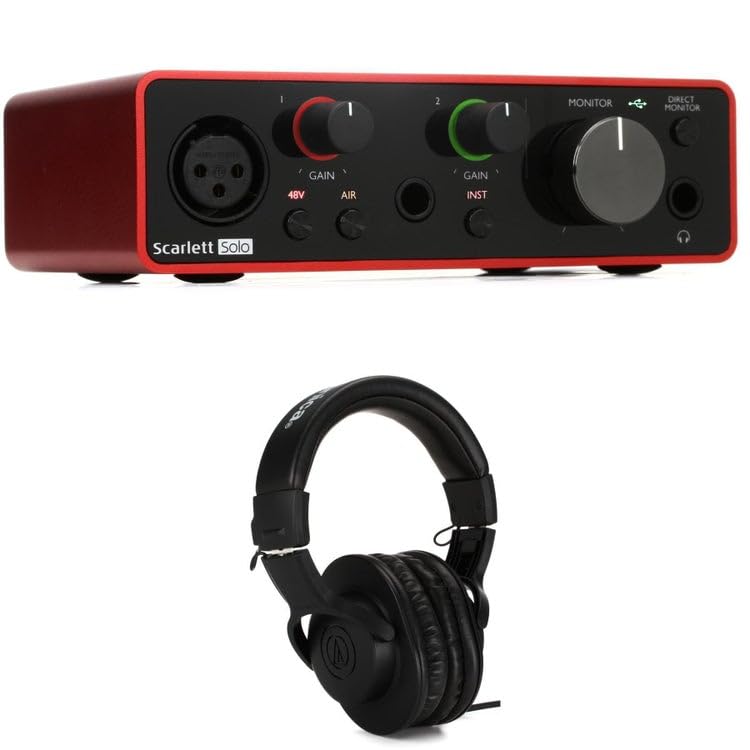 Amazon.com: Focusrite Scarlett Solo 3rd Gen USB Audio Interface