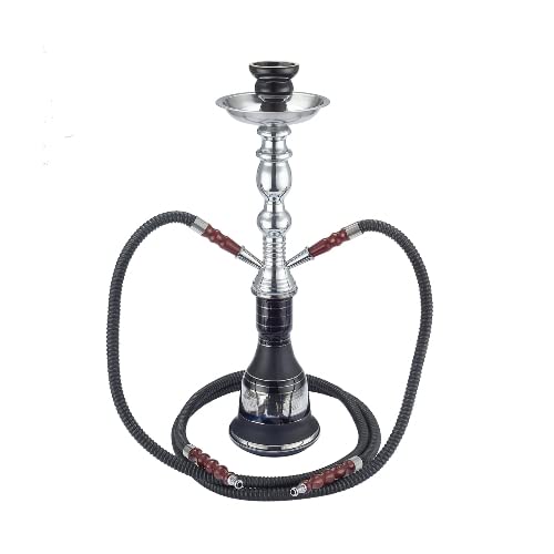 Shisha CHAMP AL MALIK Melloul 50cm schwarz/silber