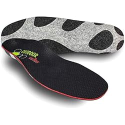 Pedag SPORTSLINE OUTDOOR Insole For Rugged Use Hiking Insoles Increased Performance – Hand Washable Breathable with Arch Support –Reduces Foot Fatigue EU 38/39, Size 8L/9L