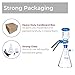 2000mL Lab Vacuum Filtration Apparatus, 2000mL Filtering Flask, 300 mL Graduated Funnel for Distillation with 1 Year Warranty
