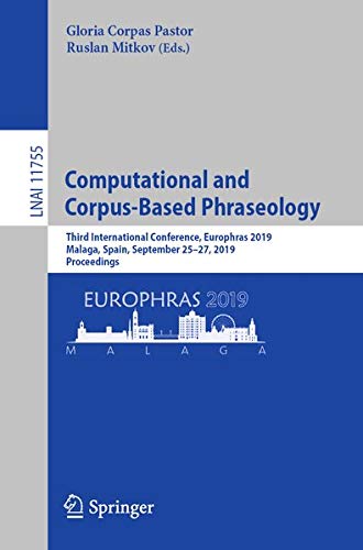 Buy Computational and Corpus-Based Phraseology — BookShops.in