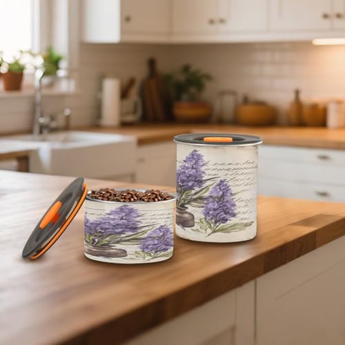 Envase hermético para café acero inoxidable 30oz lavanda miniatura 6