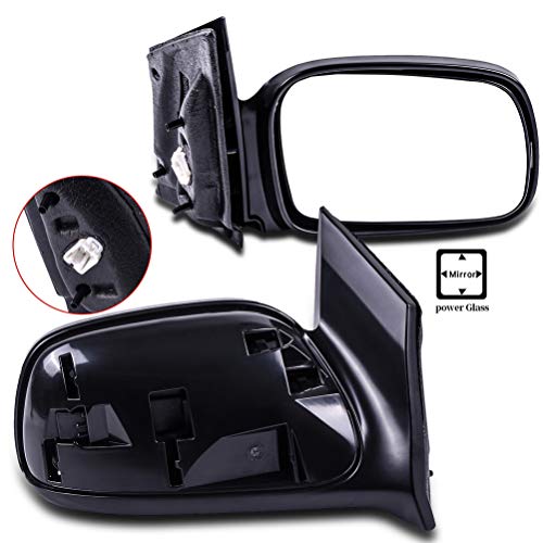 Scitoo Pair Door Mirrors Fit 2006-2011 For Honda Civic Coupe Power Adjusted Side Mirrors Non-Folding Non-Extended #TOP2