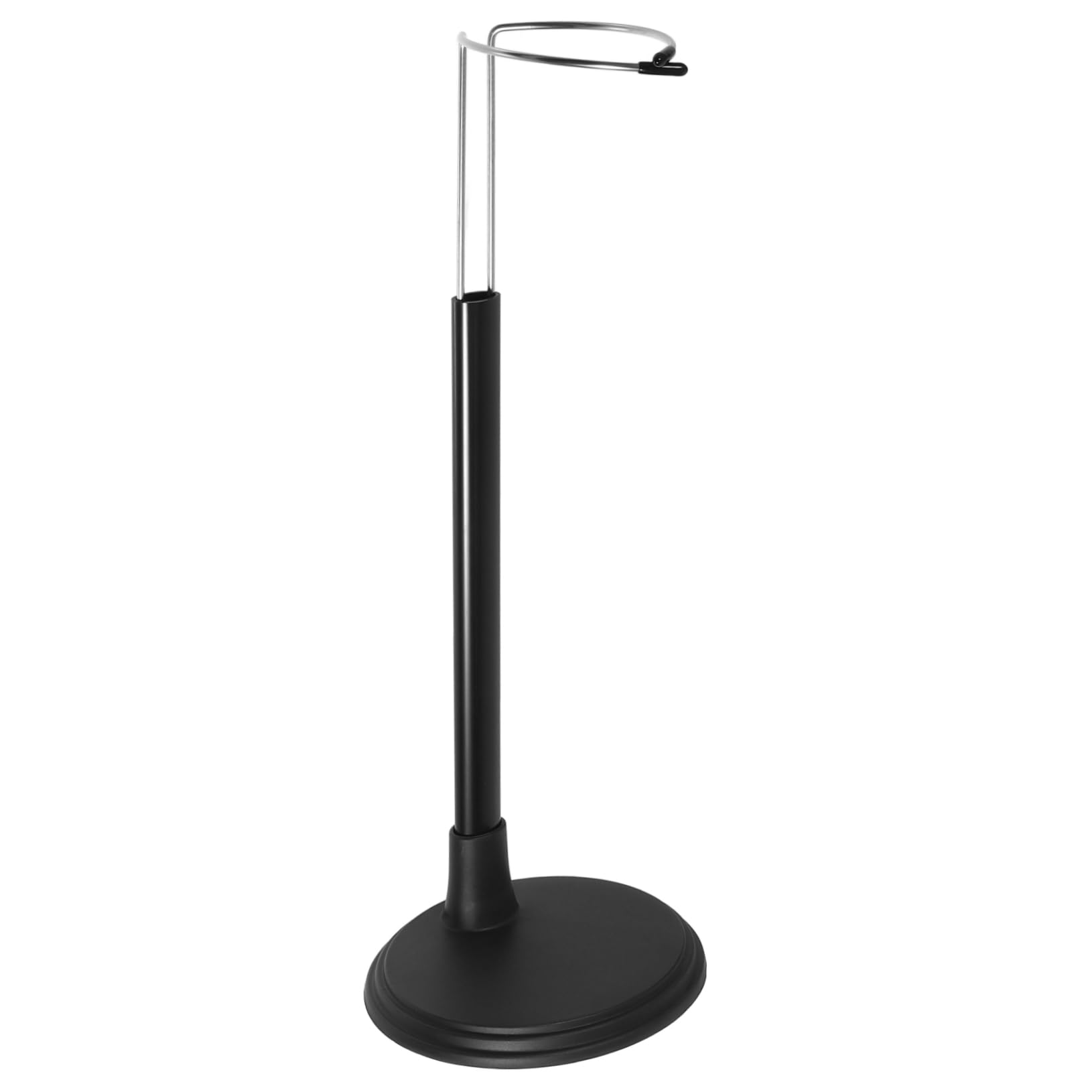 Gogogmee 2pcs Adjustable Doll Stand Base Round Abs Stainless Steel Material Doll Display Rack