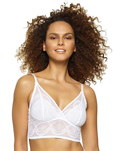 Image of Felina Finesse Cami Bralette - Stretchy Lace Bralettes for Women - Sexy and Comfortable