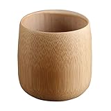 Ochine Natural Bamboo Wooden Tea Cup, Coffee Mug, Wine Goblet, Drinking Cup for Tea,...
