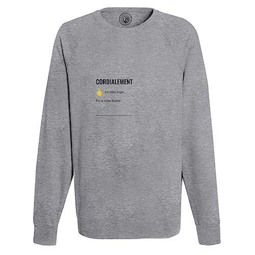 Sweat Shirt Homme Humour Bureau Cadeau Collègue Départ Anniversaire