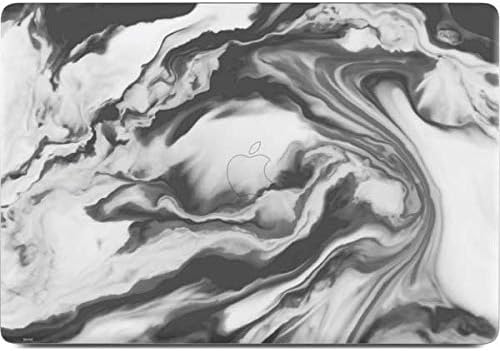 Skinit Decal Laptop Skin Compatible with MacBook Pro 15-inch with Touch Bar (2016-19) - Officially Licensed Originally Designed Grey Marble Ink Design