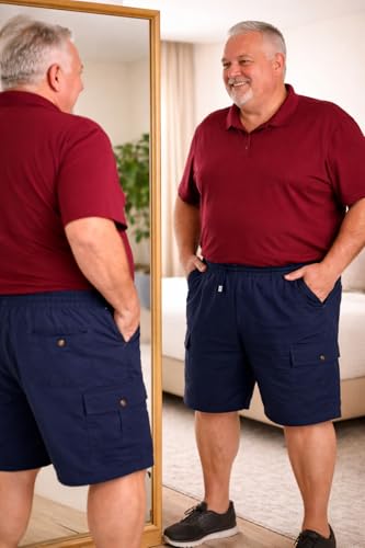 BERMUDA HOMME TAILLES XL SEA BARRIER EXTRA ART GEO CONF, bleu – vue 5