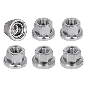 POFET M10 Flanschmuttern für Fahrrad