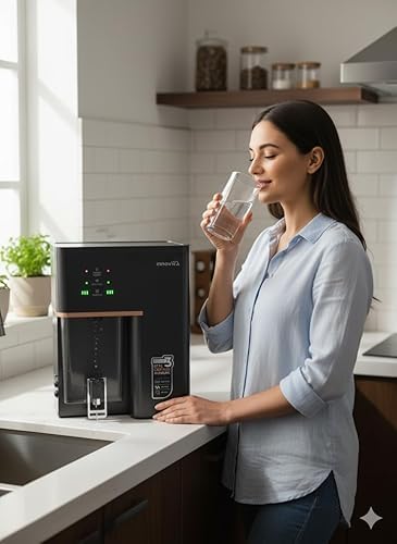 Image of Aquaspn NF 10L Storage NF60+UV + Copper Water Purifier| Ideal For TDS Range 200 to 500 ppm| Retains Minerals Unlike RO| Free Pre-Filter Along With The Product| Best NF UV Water Purifier For Home,Black