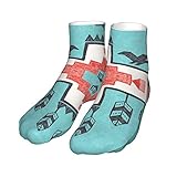 Dicke elastische Stricksocken, während sie warm und trocken halten, mit besserer Absorption und Komfort, geringes Gewicht, Verschleißfestigkeit, Schweißableitung. Hautfreundlich und sanft, geeignet für Indoor- und Outdoor-Aktivitäten.