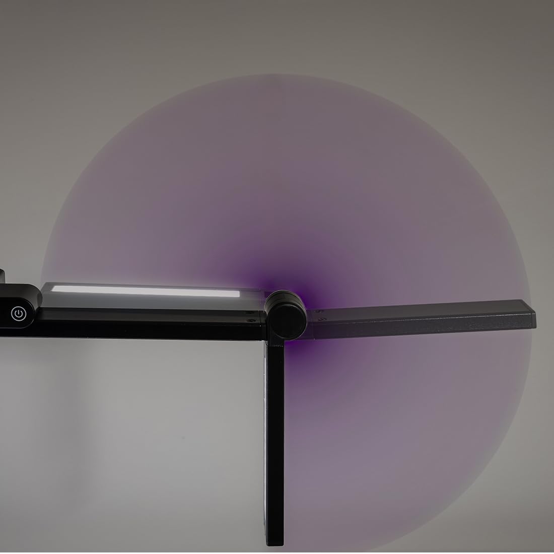 Spacetronik Schreibtischlampe LED Dimmbar Glow D3 | Schreibtischlampen mit intelligenter Automatikmodus, Farbtemperaturregelung, CRI 97+, Ergonomische Schreibtischleuchte LED