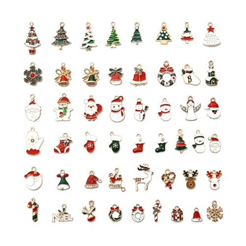 Rainway 50 Stück Niedlich Weihnachtsanhänger Kleine, Miniatur...