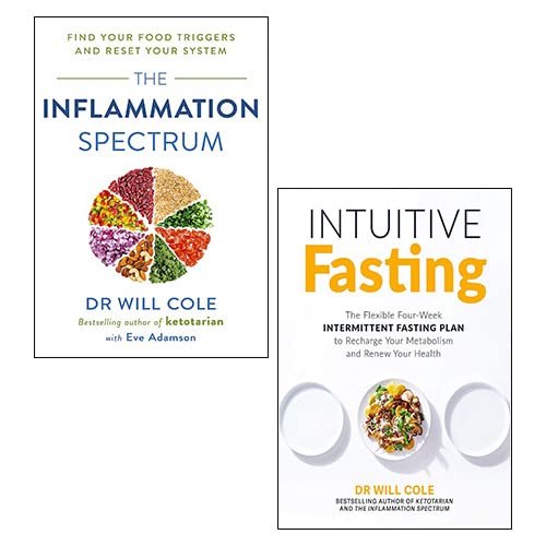 Dr Will Cole 2 Books Collection Set (The Inflammation Spectrum, Intuitive Fasting)